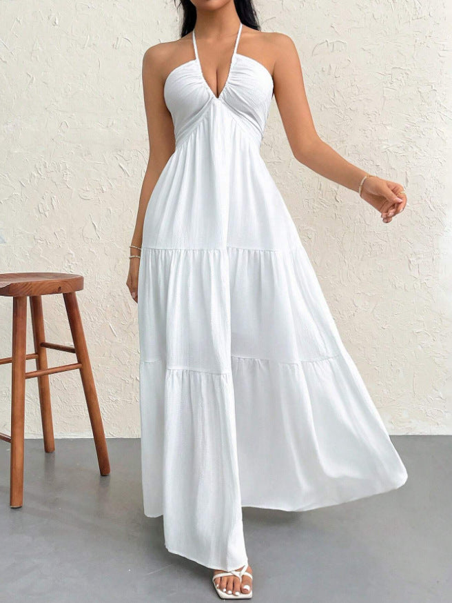 Side view of Yuvoro sleeveless dress