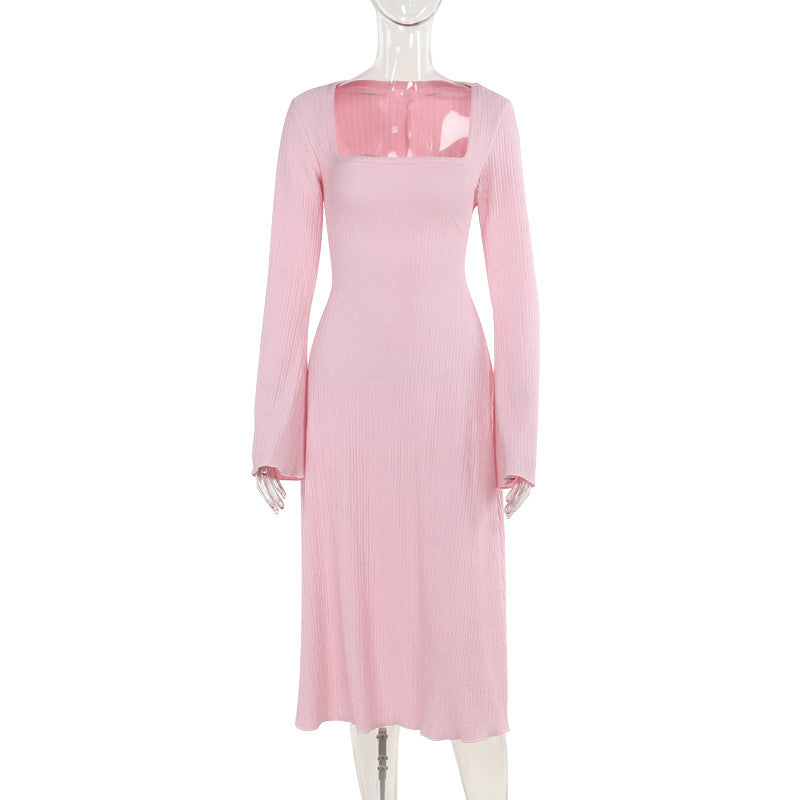 Yuvoro holiday dress with stitching detail