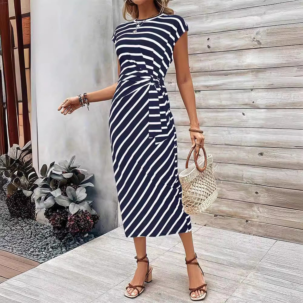 Yuvoro striped plus size dress