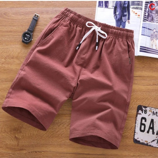 Black summer shorts for men breathable fabric