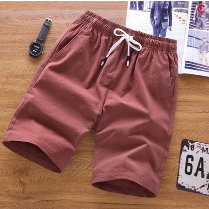 Black summer shorts for men breathable fabric
