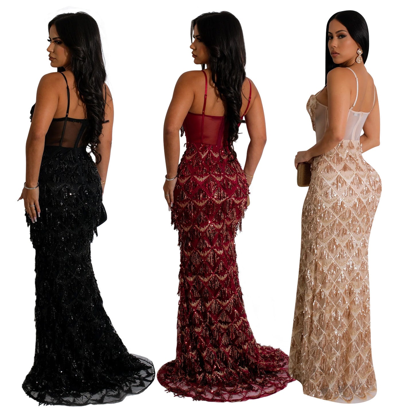 Bodycon strapless dress for gala night