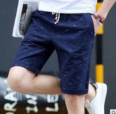 Breathable cotton blend shorts for summer