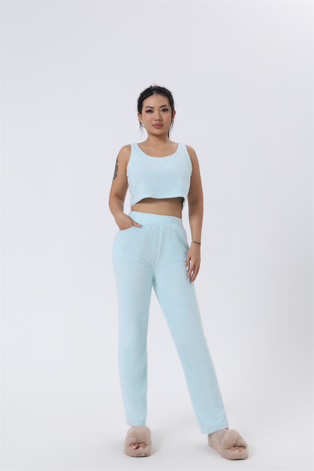 Camel luxury women’s lounge suit
