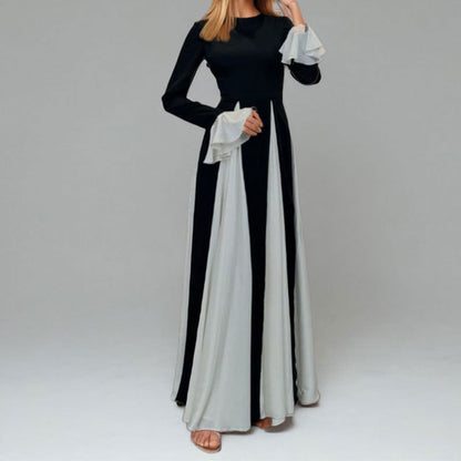 Color block slip dress for women