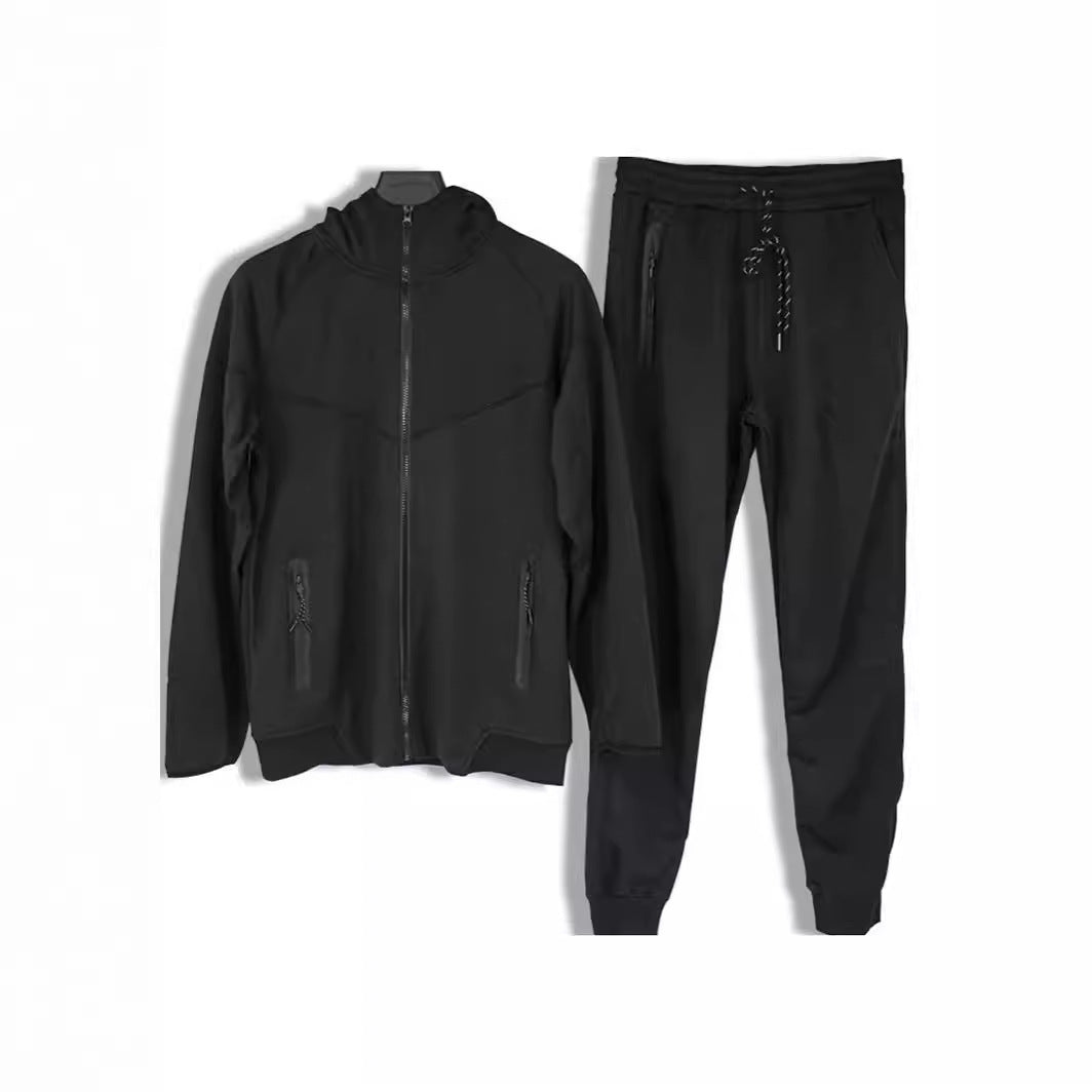Light gray hoodie and trousers for men and women