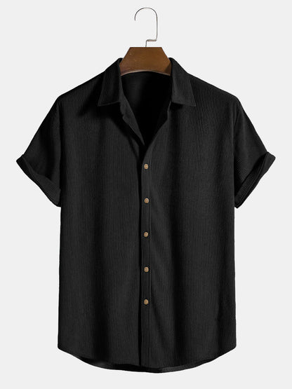 Lightweight seersucker shirt for beachwear