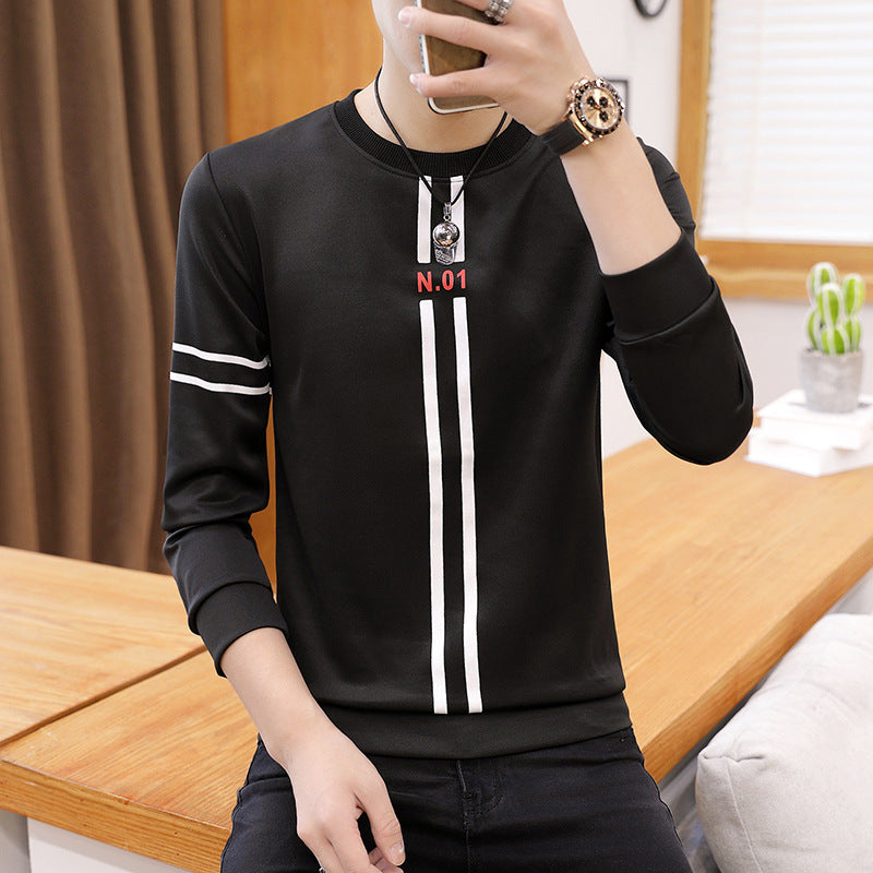 Long sleeve tee in yellow color