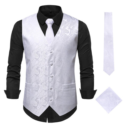 Men’s Dress Vest & Tie Set