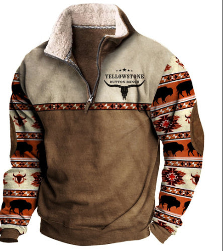 Men’s casual denim-style outerwear spring fall