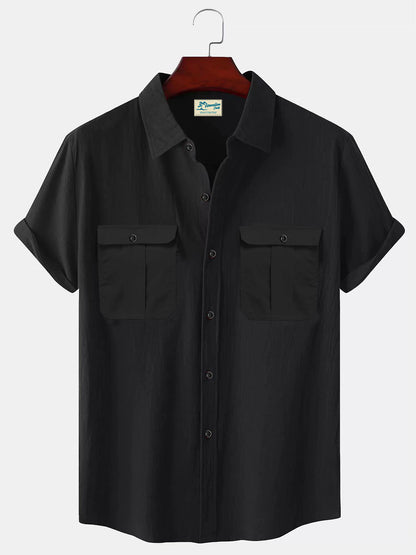 Men’s summer cardigan shirt in multiple colors