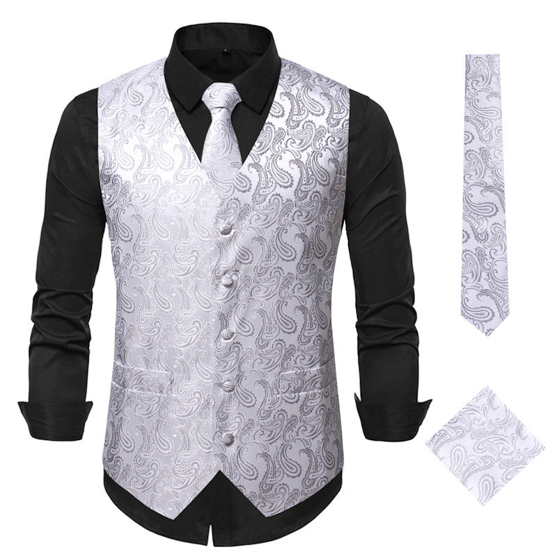 Paisley Jacquard Vest