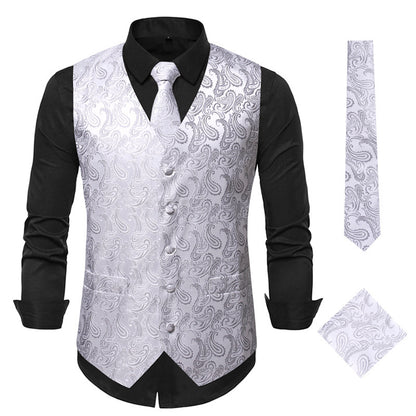 Paisley Jacquard Vest