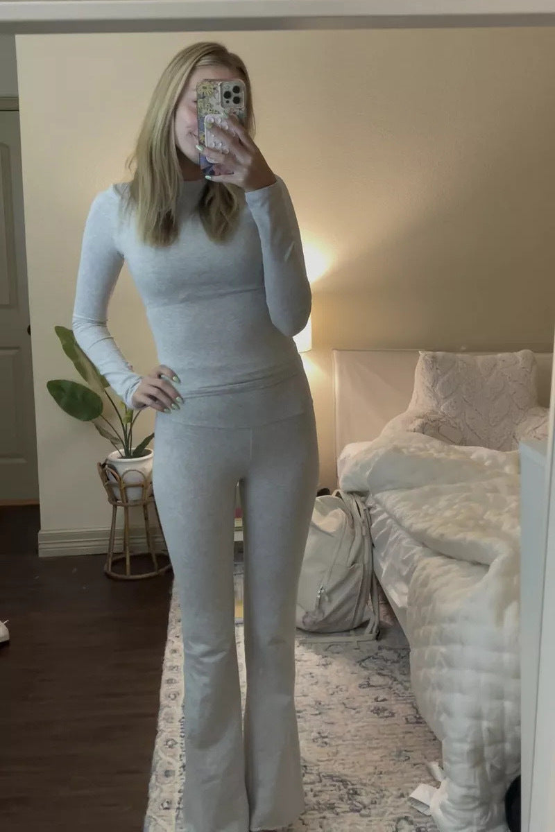 Retro-inspired short and top set for women