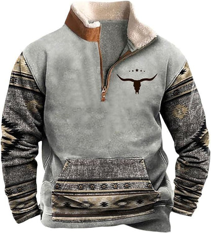 Retro Printed Sweatshirt