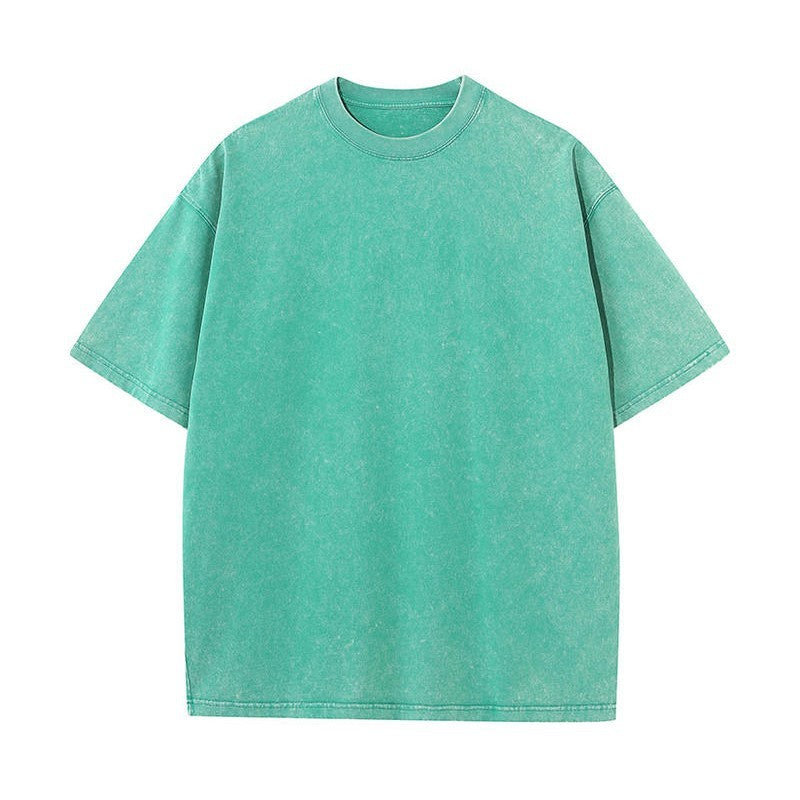 Unisex retro fit heavy cotton t-shirt gray