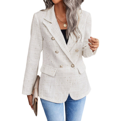 White tone blazer women’s fashion