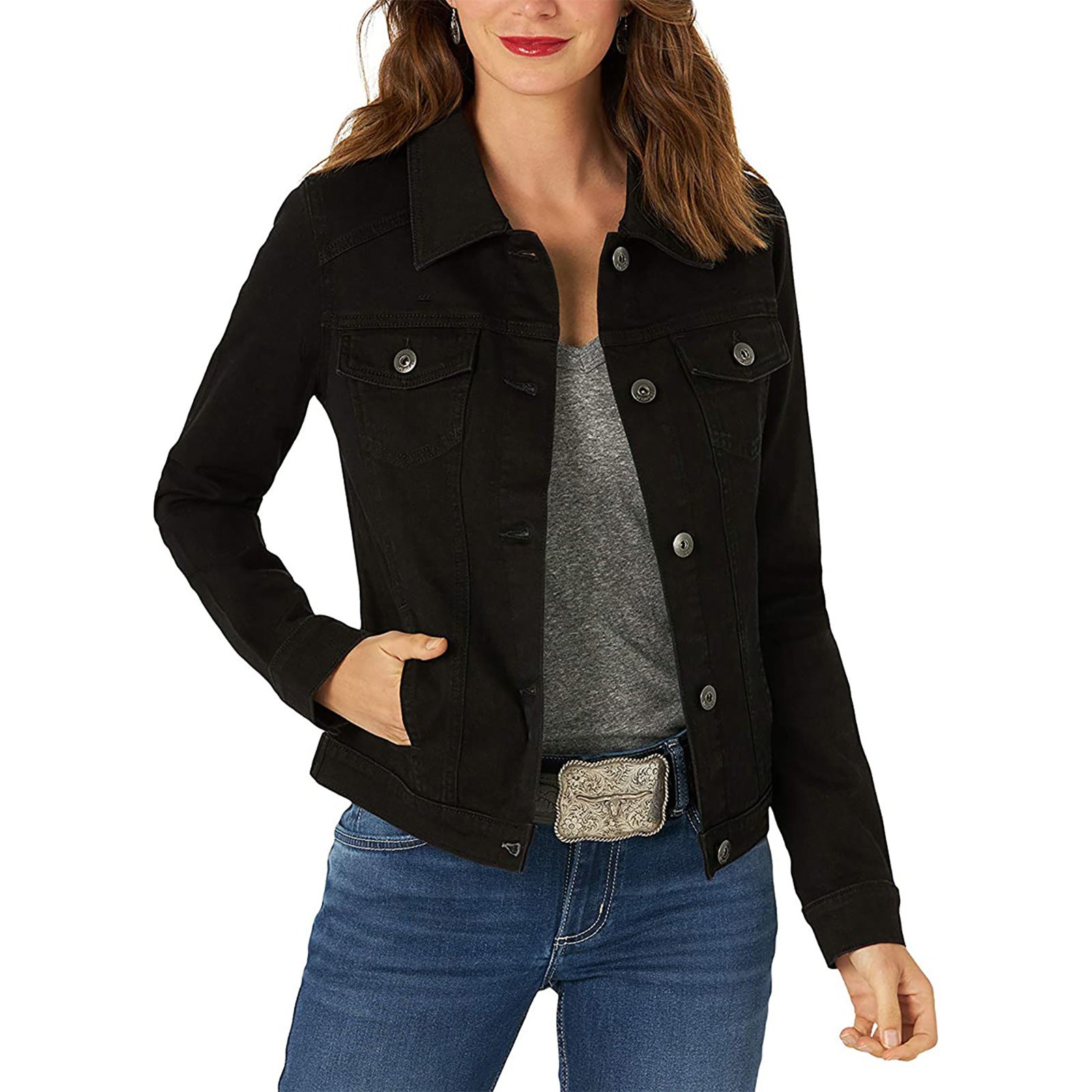 Women’s classic slim fit denim jacket