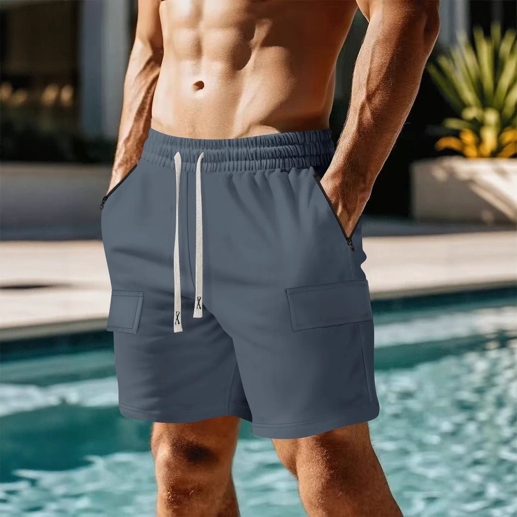 Workwear style shorts for men casual fit