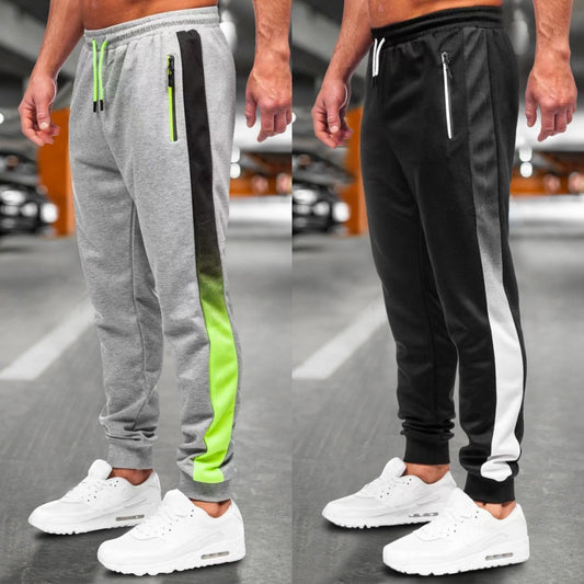 Yuvoro men’s gradient sports running trousers black