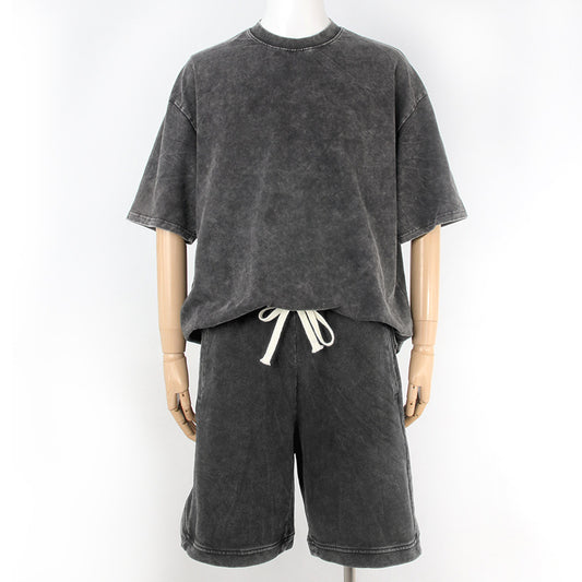 Yuvoro oversized black cotton t-shirt for men
