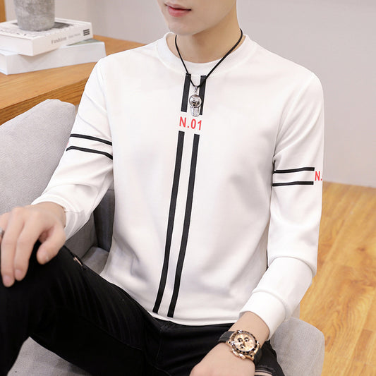Yuvoro striped long sleeve t-shirt front view