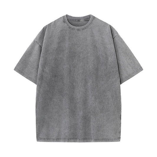 Yuvoro vintage oversized cotton t-shirt in black