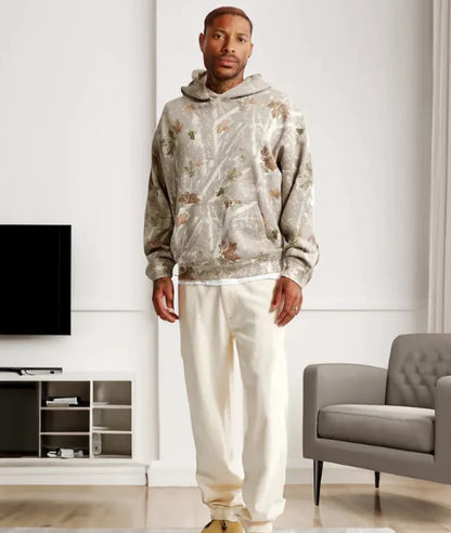 chic floral hoodie