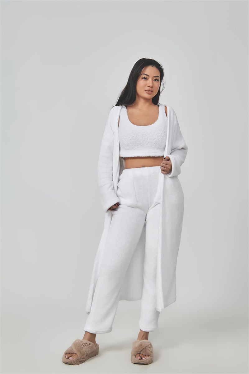 crop top and cardigan set